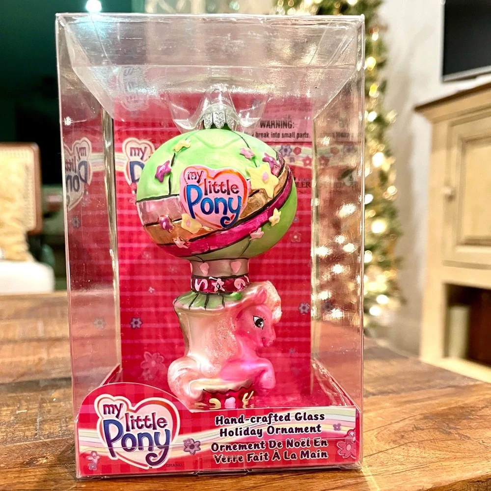 Vintage My Little Pony Handcrafted Glass Holiday Ornament by Kurt S. Adler - Picture 1 of 6